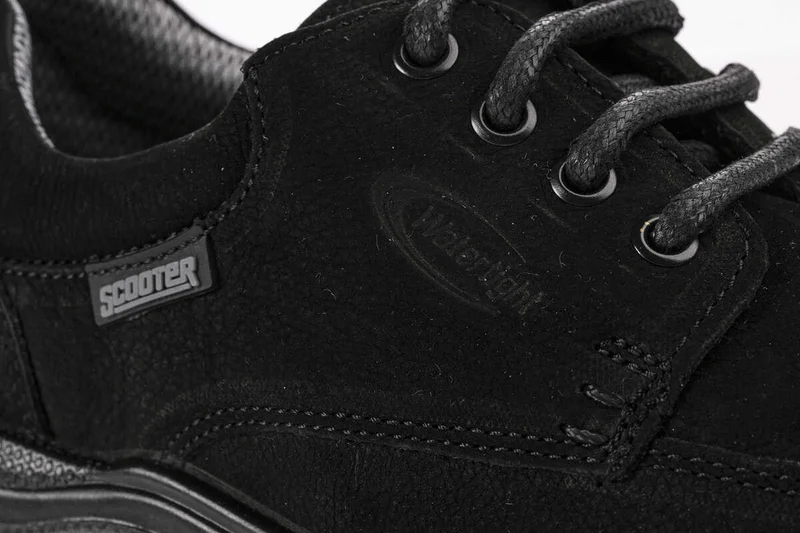 Scooter  Waterproof Leather Black Men's Shoes M3080NS