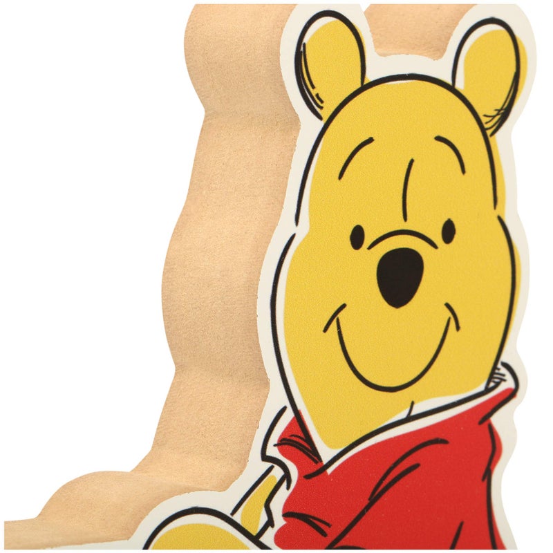Open Road Brands Disney Winnie the Pooh and Hunny Pot Shelf Sitter Decor - Chunky Wood Block Cutout for Kids' Bedroom  Play Room or Nursery - Image 4