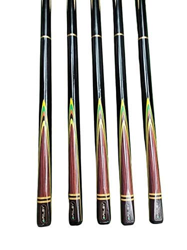 Laxmi Ganesh Billiard Laxmi Ganesh Billiard Snooker Pool Heavy Weight Quarter Joint Riley Cue Stick 9mm Tip Size Pack of 5 Pcs  - Image 2