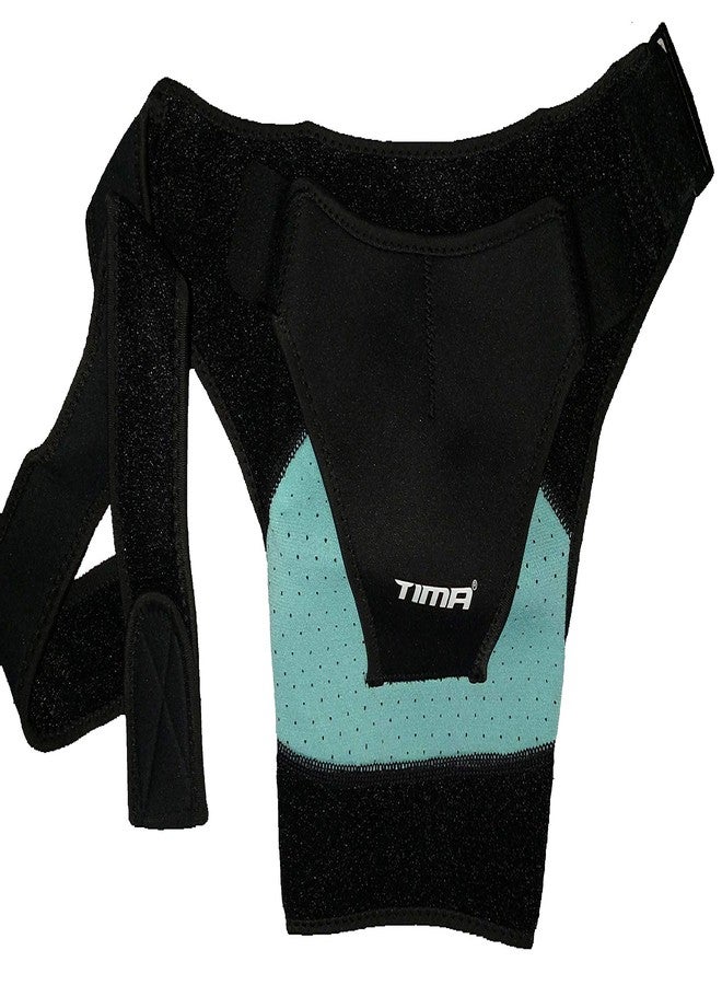 TIMA Shoulder Brace for Men and Women Torn Rotator Support Neoprene Shoulder Compresion Shoulder Support (Black, Green) - Image 3