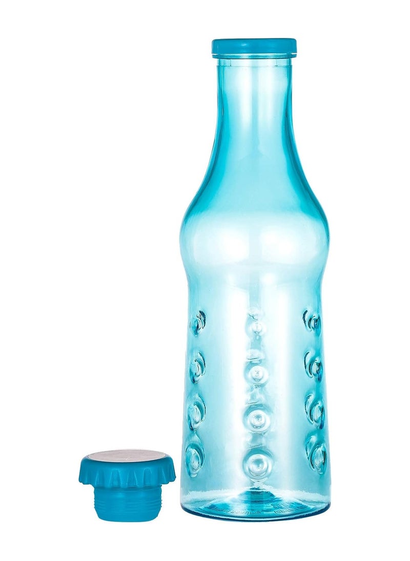 Generic Plastic Water Bottle, Blue  - Image 3