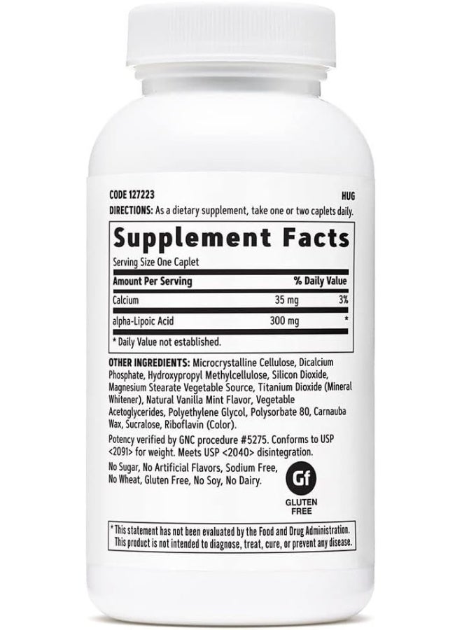 GNC GNC Alpha-Lipoic Acid 300mg Dietary Supplement - Image 2