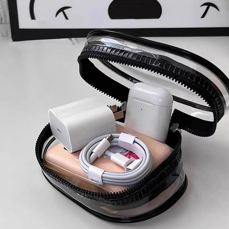 Chaoyi Transparent Cable Organizer Bag for Earphones and Data Lines - Image 4