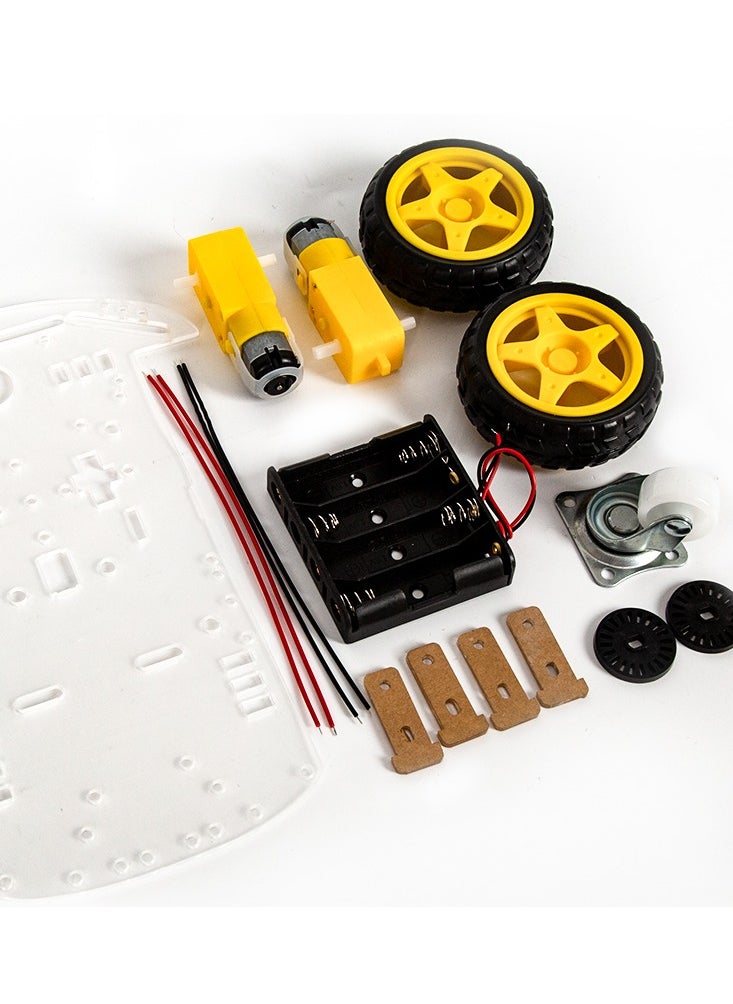 BOTs and four dots - 2WD Smart Robot Car Chassis Kit, Ref. No.: BOT-TO-0003, Two Wheel Drive. - Image 1