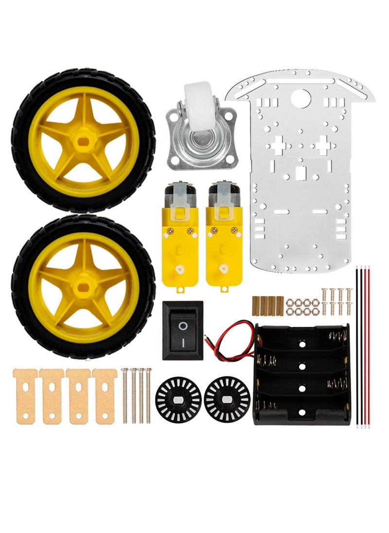 BOTs and four dots - 2WD Smart Robot Car Chassis Kit, Ref. No.: BOT-TO-0003, Two Wheel Drive. - Image 1