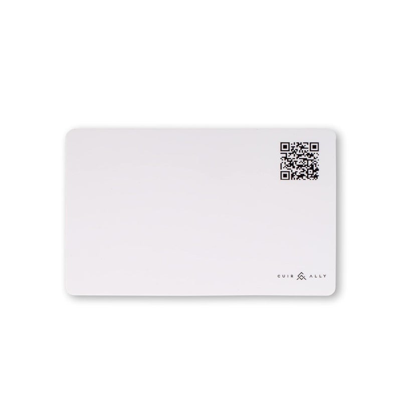 CUIR ALLY Premium NFC Business Card - Contactless Technology for Easy Networking and Data Sharing (White Card - Pack of 5) - Image 2