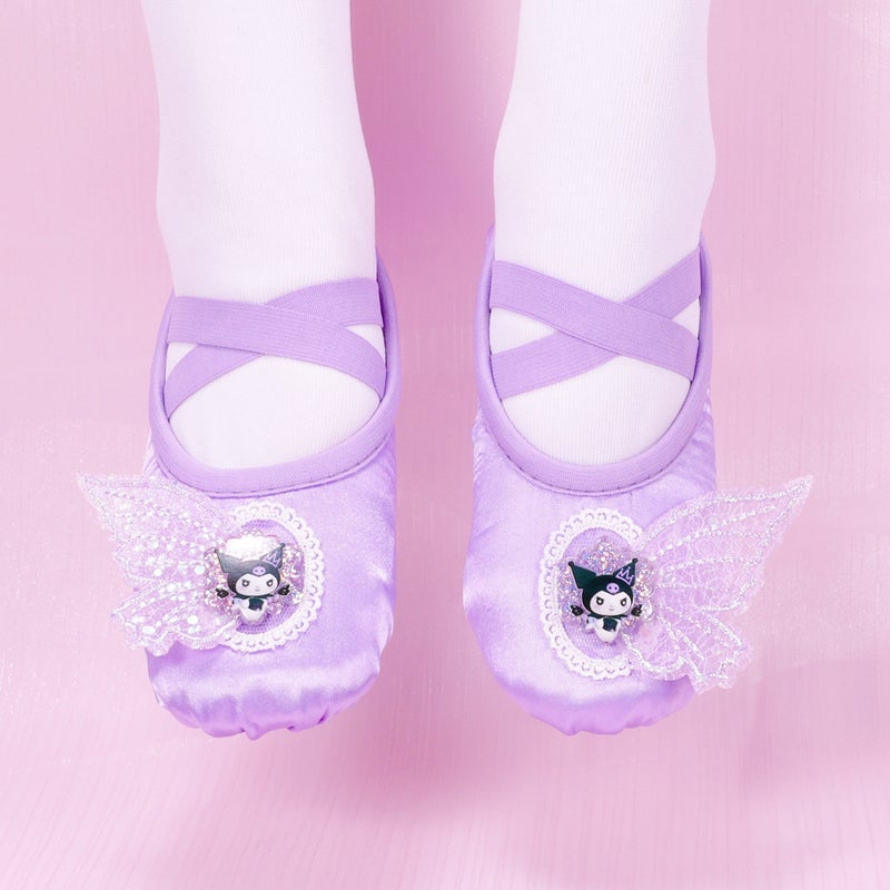 Back-To-School Gift Kidsren''s Dance Shoes Purple Ballet Dance Shoes Cute Girls Soft-Soled Practice Shoes Kindergarten 8133 - Image 1
