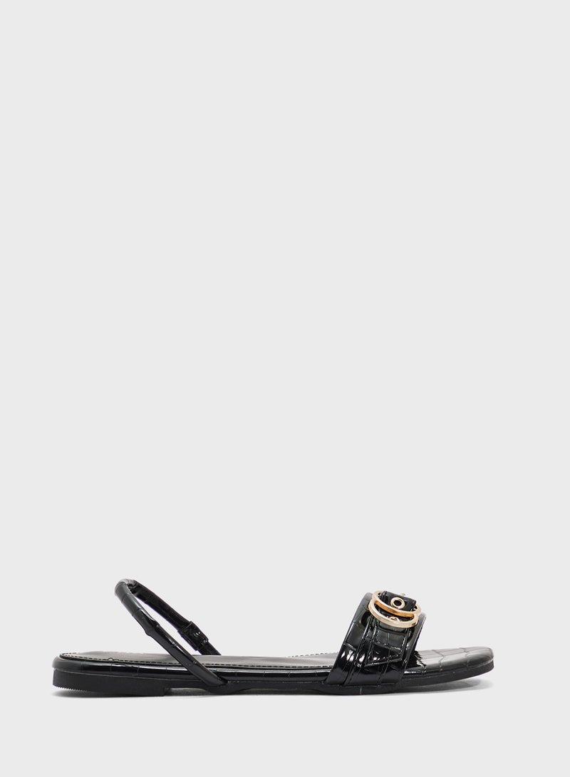 ELLA Sling Back Flat Sandal  - Image 1