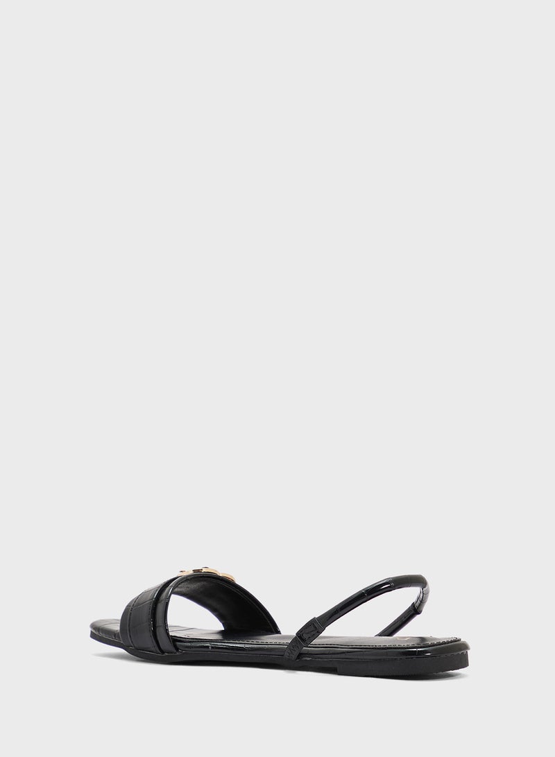 ELLA Sling Back Flat Sandal  - Image 3