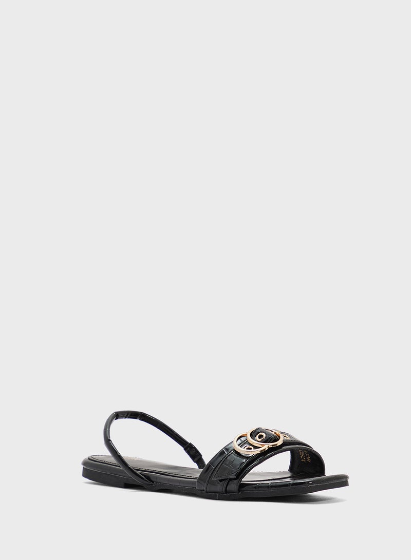 ELLA Sling Back Flat Sandal  - Image 2