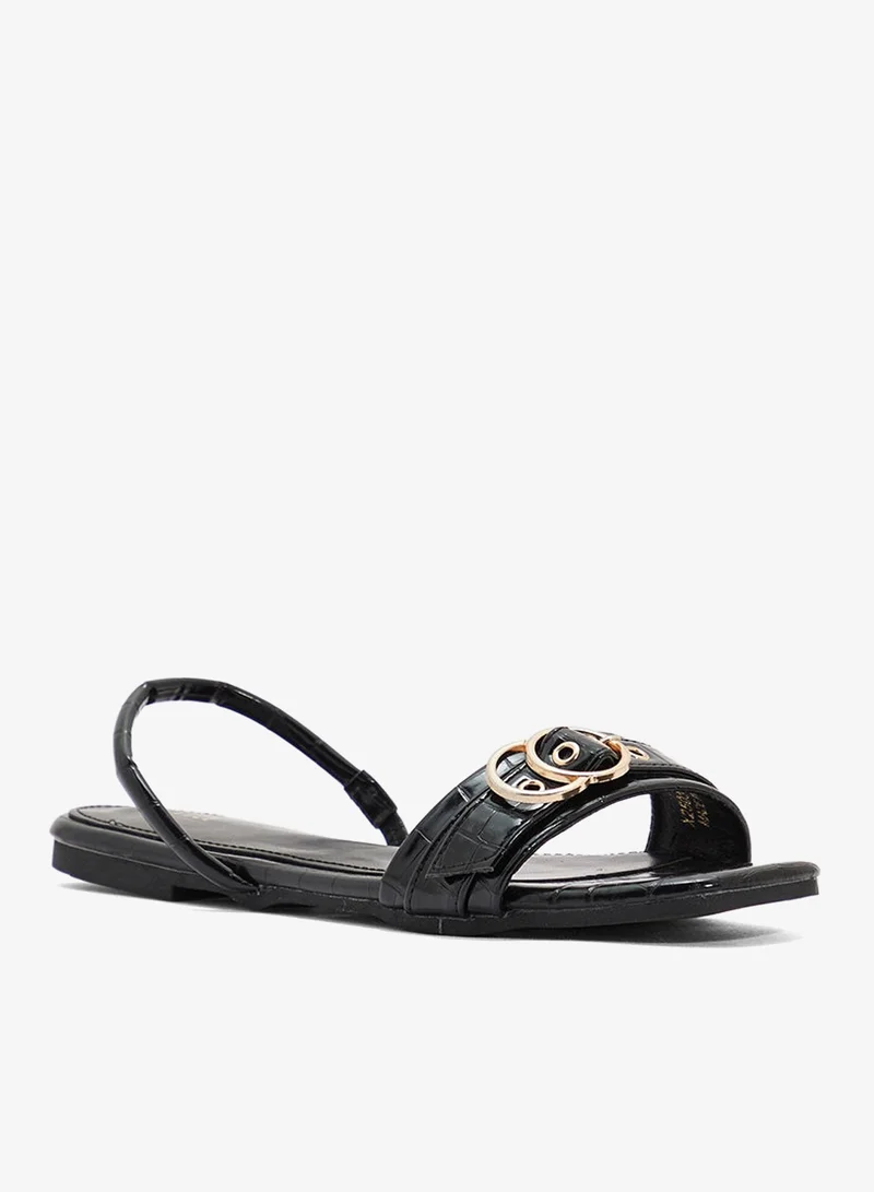 ELLA Sling Back Flat Sandal