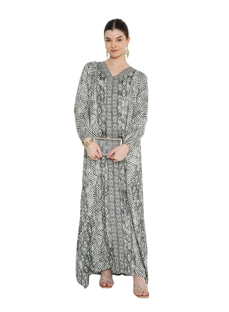 HANA & SARA Long tradtional wear jalabia arabic kaftan dress