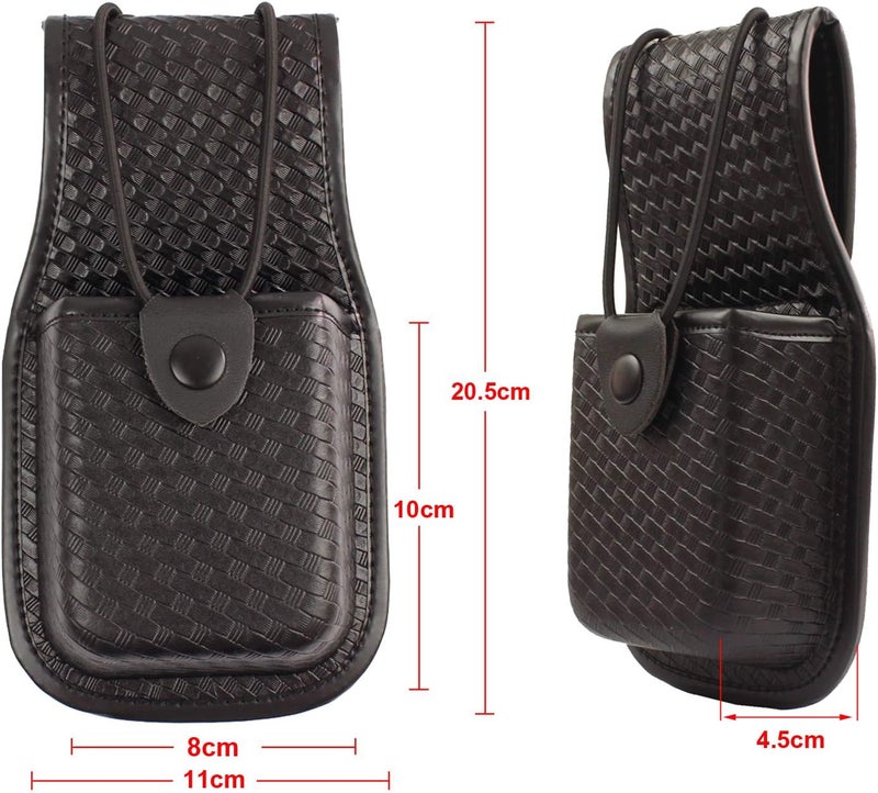 ROCOTACTICAL Basketweave Radio Pouch, Universal Radio Holder Pouch for Law Enforcement Duty Belt - Image 2