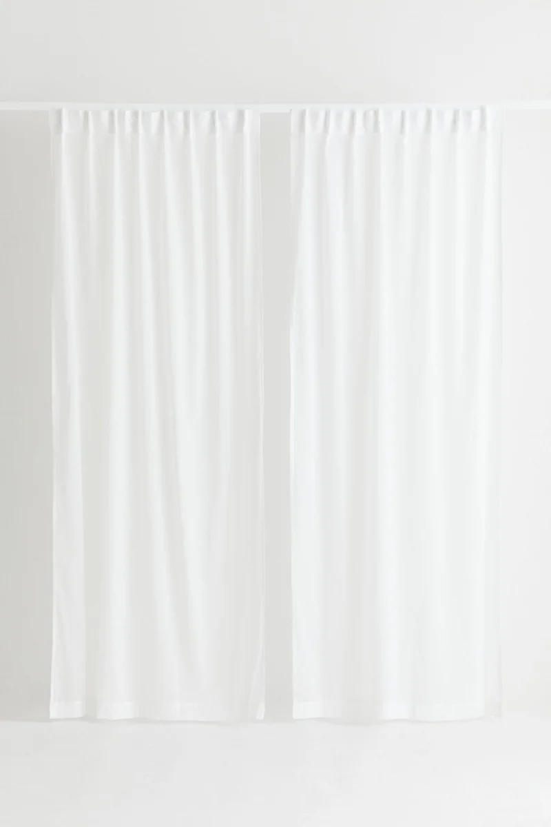 H&M 2-Pack Airy Multiway Curtains