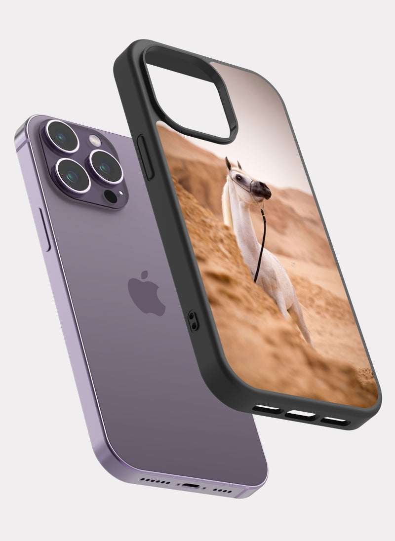 PXLAAT iPhone 14 Pro Max case cover Arabian Horse - Image 2