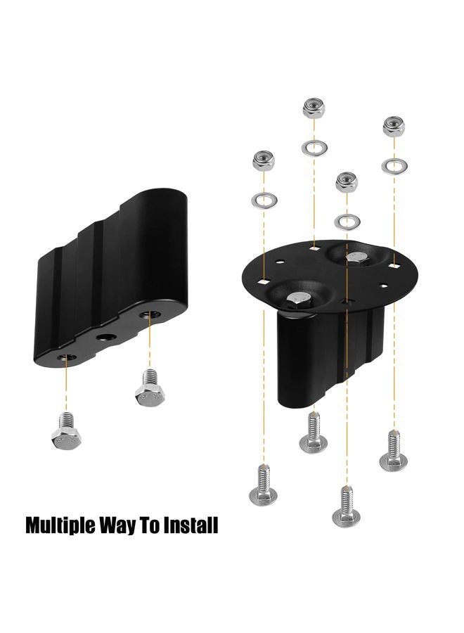 MOQIauto Fits for Can Pack Mount, Fuel Pack Mount, Pack Mount for Motorcycle/Cars, Cargo Racks Suitable for Most Gasoline Pack. - Image 4