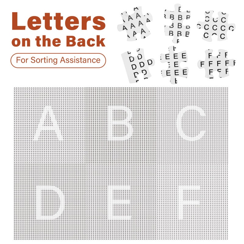 BenBen Puzzles for Adults 1000 Pieces, Bird Crochet, Jigsaw Puzzles with Letters on Back, Challenging Puzzles for Family Game Night Home DÃ©cor - Image 5