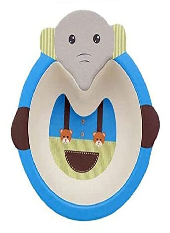 ماياترا وعاء طعام للأطفال من الخيزران من ماياترا، وعاء عشاء صديق للبيئة مصنوع من ألياف الخيزران، مزين برسومات كرتونية متعددة الألوان عشوائية. (6) - Image 2