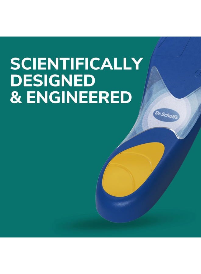Dr. Scholl's Prevent Pain Protective Insoles, Protect Against Foot, Knee, Lower Back Pain, Promote Foot Health & Wellness, Trim to Fit Insert, Men Shoe Size 8-14, 1 Pair  - Image 3