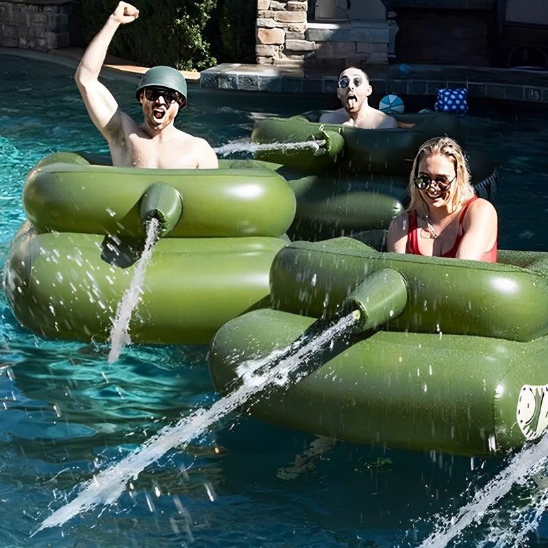 PVC Inflatable Pool Float Swimming Pool Floating Seat with Jets Water Toy for Kids Adults Swimming Pool Parties - Image 3