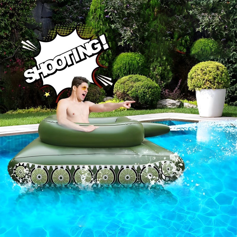 PVC Inflatable Pool Float Swimming Pool Floating Seat with Jets Water Toy for Kids Adults Swimming Pool Parties - Image 4