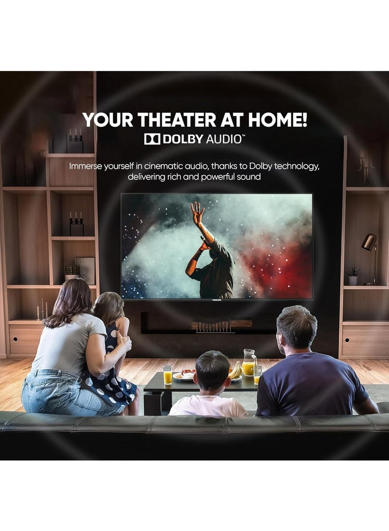 NIKAI 58 Inch QLED WebOS 4K Smart UHD TV, Hands-Free Voice Control, Dolby Digital, Built-in Wi-Fi, Bluetooth, High Colour Gamut, Effortless Connectivity With Android & Apple Devices, 60Hz, Model Year 2025, 2 Year Warranty - NIK60MEU4QLED Black NIK60MEU4QLED Black - Image 3