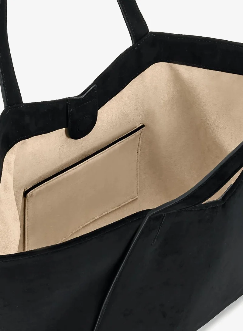 Jw Pei Black Kiana Large Capacity Tote Bag for Women | Best Price UAE