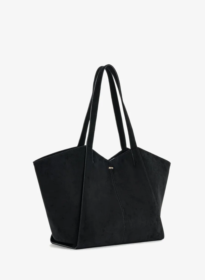 Jw Pei Black Kiana Large Capacity Tote Bag for Women | Best Price UAE