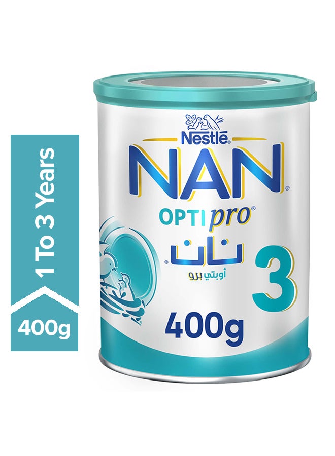 Nan Optipro Stage 3 Growing-Up Milk Powder 1 To 3 Years 400g - Image 1
