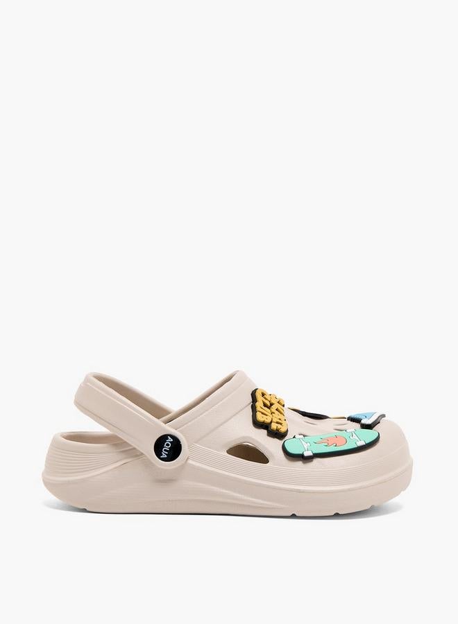 Aqua Boys Skate Jibbitz Clogs - Image 2