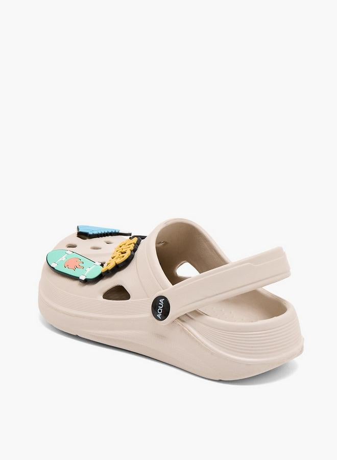 Aqua Boys Skate Jibbitz Clogs - Image 4
