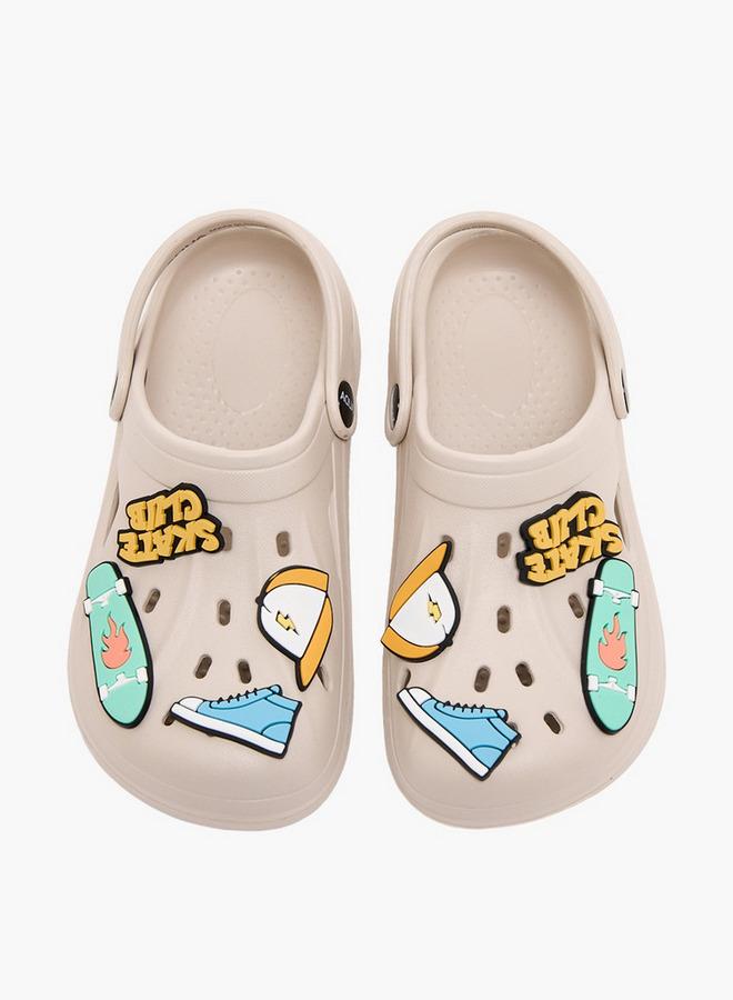 Aqua Boys Skate Jibbitz Clogs - Image 1