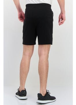 Jack Jones Men Plain Drawstring Basic Short, Black  - Image 3