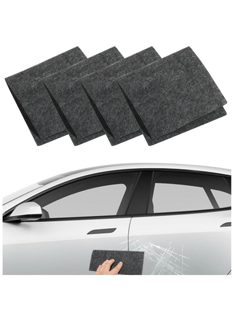 RATSAW - 4Pcs Nano Glitter Cloth Nano Sparkle Cloth Car Scratches Remover Nano Glitter Cloth Car Scratch Removal Cloth Upgraded Version Nano Cloth for Small and Medium Scratched on The Surface - Image 1