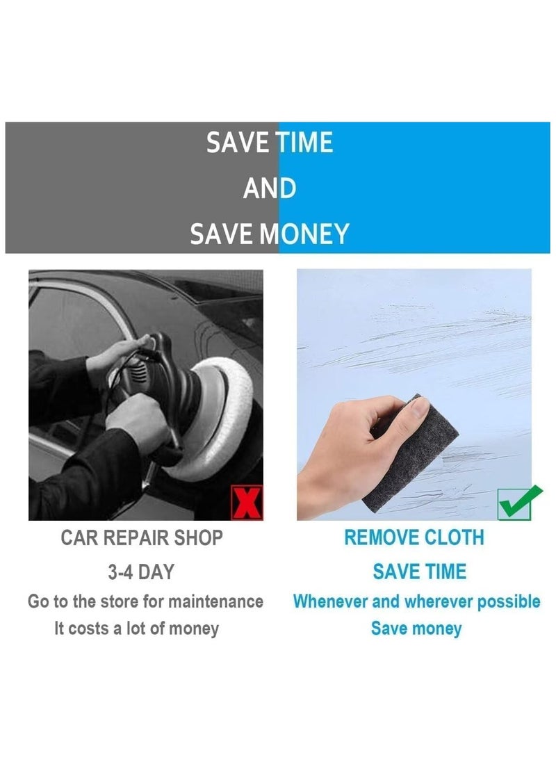 RATSAW - 4Pcs Nano Glitter Cloth Nano Sparkle Cloth Car Scratches Remover Nano Glitter Cloth Car Scratch Removal Cloth Upgraded Version Nano Cloth for Small and Medium Scratched on The Surface - Image 1
