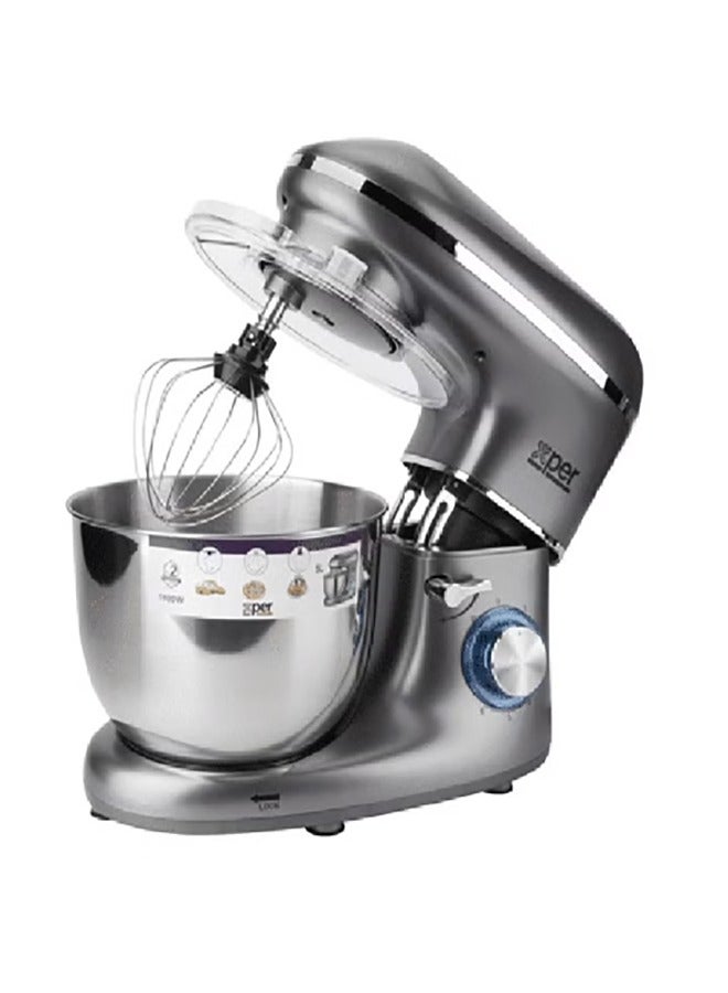 إكسبير خلاط قائم بقوة 1100 واط - 5 لتر - فضي | XPSM-900-20MG - Image 5