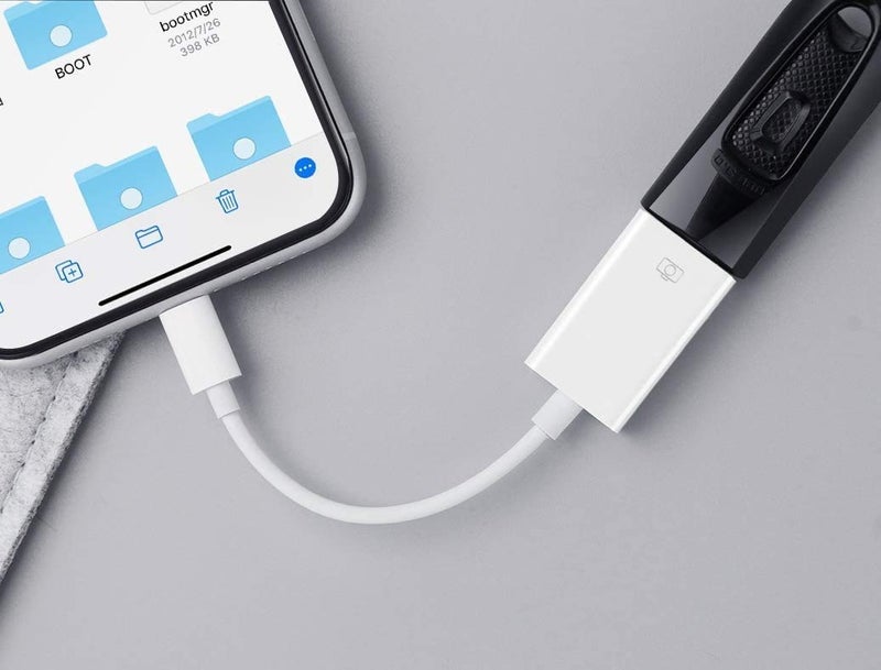 rts rts iPad iPhone, OTG Cable for USB Camera Adapter Compatible with iPhone 11 X Max 8 7 6 Plus iPad Mini Air, Support USB Flash Drive, Keyboard, Mouse, Card Reader, Hub, MIDI iOS 9.2 to 13 Plug and Play - Image 4