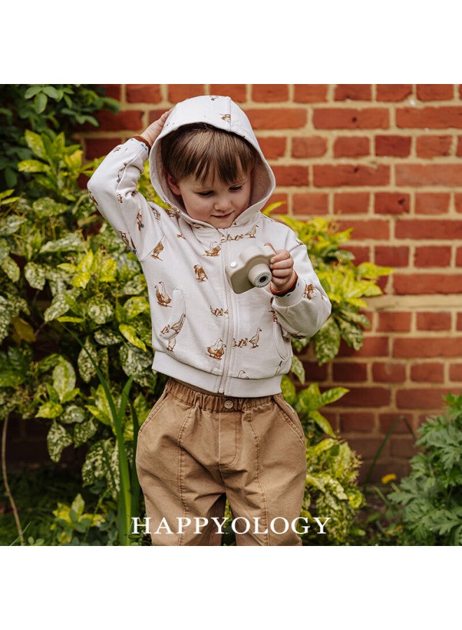 Happyology Uk Kids Printed Hoodie Boys Casual Spring Autumn New Knit Jacket - Image 1