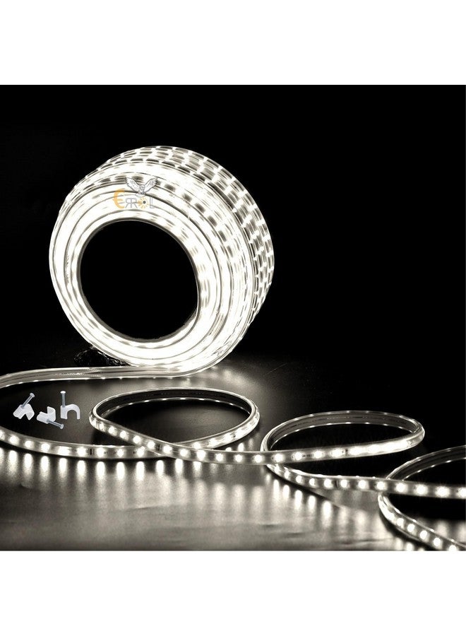 Errol led Strip Lights Waterproof led Rope Light Energy Saving Strip Lights for Room | led Strip Light for False Ceiling | Home Decor Lights | Home Decoration | Diwali | Christmas(5 Meter,White) - Image 1