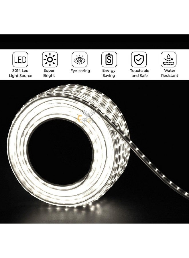 Errol led Strip Lights Waterproof led Rope Light Energy Saving Strip Lights for Room | led Strip Light for False Ceiling | Home Decor Lights | Home Decoration | Diwali | Christmas(5 Meter,White) - Image 3