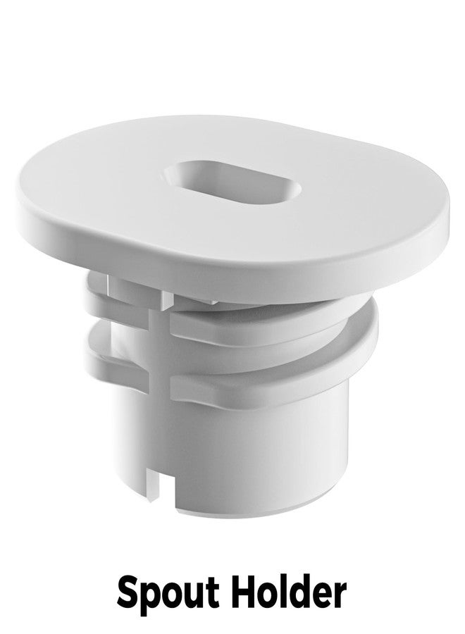 Neareal Cat Water Fountain Replacement Accessories Set: Spout, Spout Holder, Filter Box and Water Release Strip - Image 3