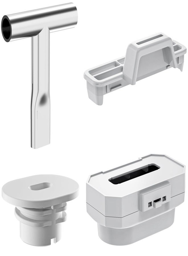 Neareal Cat Water Fountain Replacement Accessories Set: Spout, Spout Holder, Filter Box and Water Release Strip - Image 1
