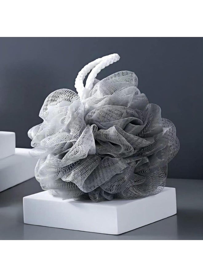 مجموعة ادوات تقشير الظهر من 3 قطع، قفاز تقشير وليفة استحمام للرجال والنساء لتنظيف عميق واسترخاء جسمك  (رمادي) - Image 5