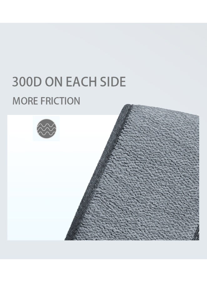 مجموعة ادوات تقشير الظهر من 3 قطع، قفاز تقشير وليفة استحمام للرجال والنساء لتنظيف عميق واسترخاء جسمك  (رمادي) - Image 2