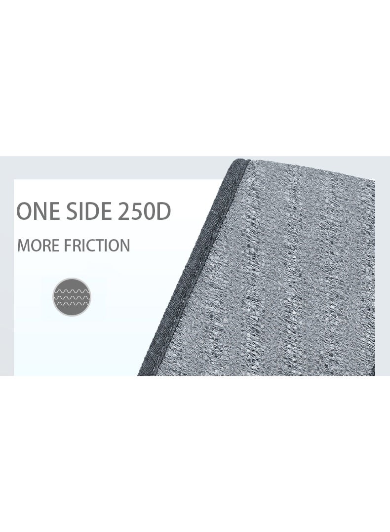 مجموعة ادوات تقشير الظهر من 3 قطع، قفاز تقشير وليفة استحمام للرجال والنساء لتنظيف عميق واسترخاء جسمك  (رمادي) - Image 3