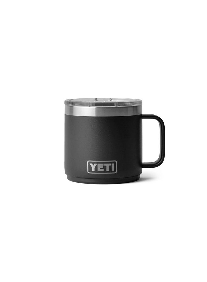 YETI Rambler 14 oz Stackable Mug, Vacuum Insulated, Stainless Steel with MagSlider Lid, Black - Image 4