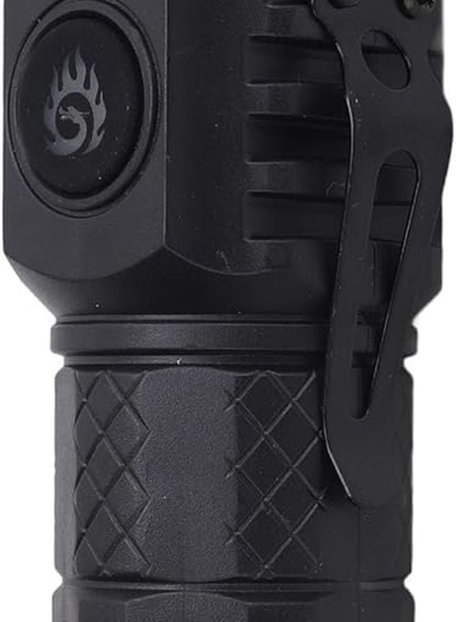 Yosoo Black Rechargeable Mini LED Flashlight Multiple Modes For Camping Hiking Outdoor - Image 1