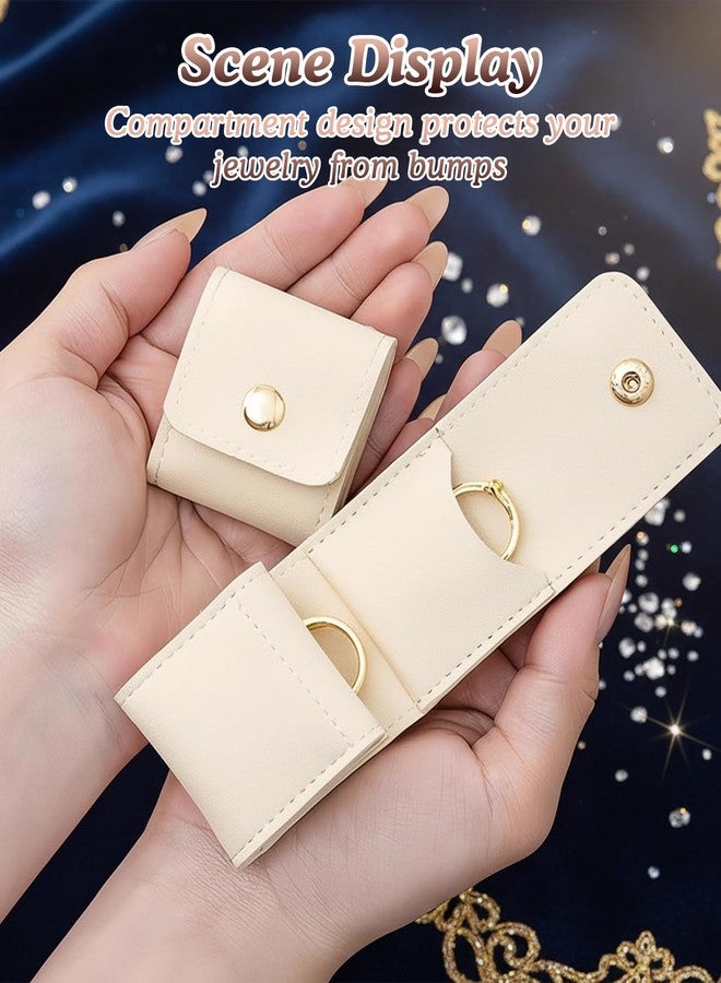 Gaahkai 6 Pack Mini Travel Jewelry Bag Foldable, Multifunctional Travel Jewelry Pouch Organizer, Small Pouches for Earrings Rings Necklaces - Image 5