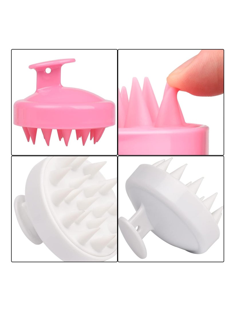 إسكدنيا قطعتان من زجاجة مشط الجذور مع قطعتين من فرشاة الشامبو لتدليك فروة الرأس وفرشاة الشعر وفرشاة التدليك وأدوات الشعر ومنتجات تصفيف الشعر لصالونات الشعر - Image 3