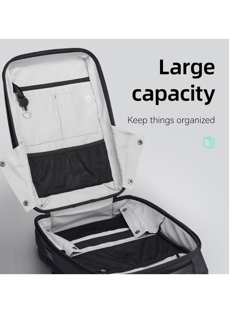 Mark Ryden MR-7778 Laptop Backpack for Men Fits 17.3 Inch with USB Charging Port, Water-Resistant EVA Oxford Travel Bag, Anti-Theft Pocket – Future Series - Image 4